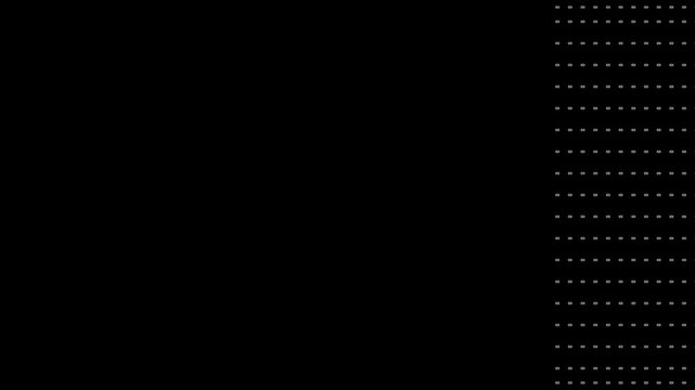 A chasing line curves and loops, indicating direction and movement with a dotted line, curved pointers sign. Sketch curved dashed black background