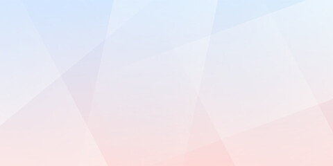 Obraz premium Pastel pink and blue blur backdrop with transparent shapes square. Light gradient vector banner. Background abstract purple sky. Soft blurred light bg. Pastel gradation water cover design