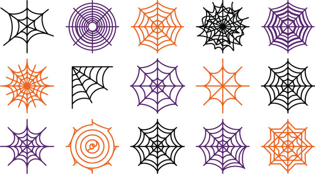 Set of fifteen unique mystical symbols and geometric signs for occult designs or esoteric spiritual tattoo art concepts