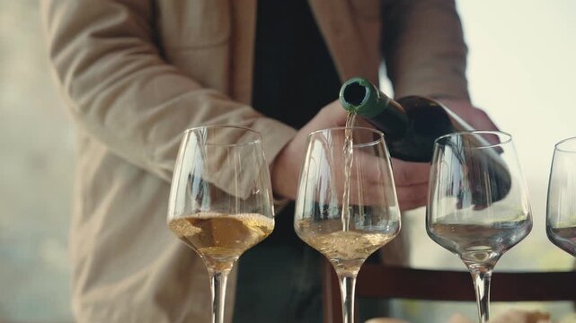 Female sommelier tasting red wine in winery, professional wine evaluation.
