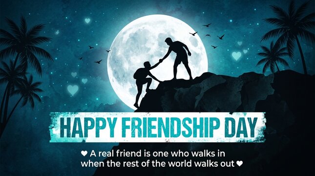 Happy Friendship Day Social Media Banner, Best Friends Day in June 8th Vector illustration