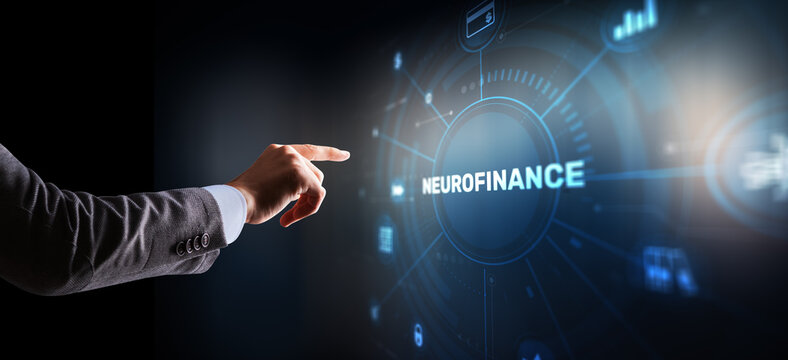 Neurofinance research studying brain activity and financial decision-making processes with advanced technology