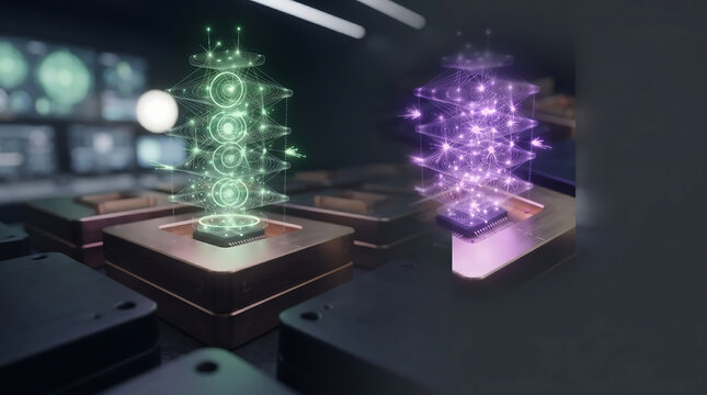 Radial Basis Function Network Hologram Built from Anodized Copper in a Blurred Research Laboratory