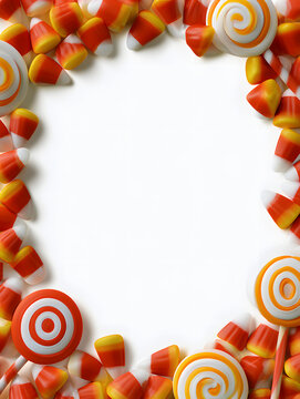colorful candy border