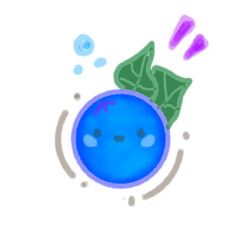 Blueberry ilustration 