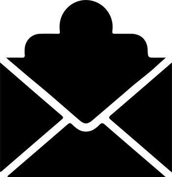 Mail envelope icon, message notification vector, communication symbol design, digital correspondence graphic, modern email alert illustration, postal art concept