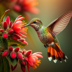 Fototapeta premium hummingbird in flight