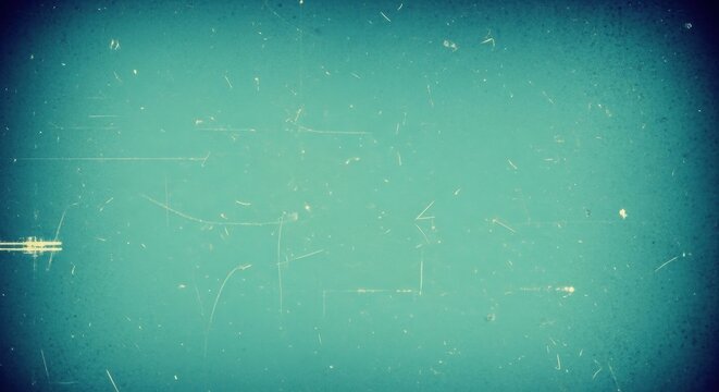 Vintage Textured Green Background with Scratches.