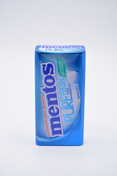 Mentos pure fresh peppermint in Manila, Philippines