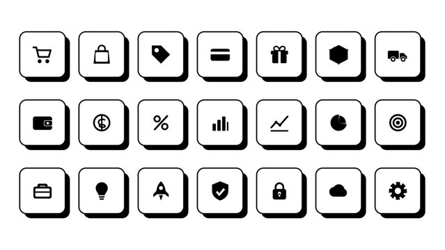 Universal UI Icon Collection | Website Dashboard Vector Elements