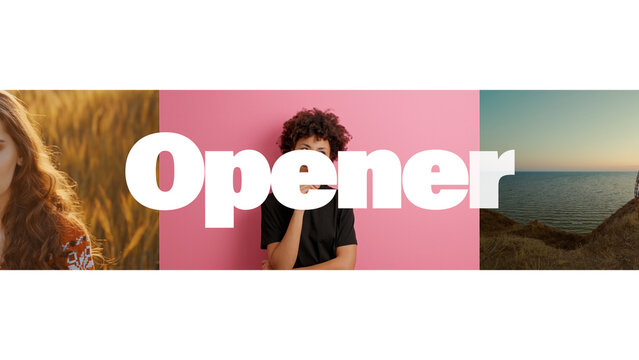 Animated Slideshow Opener Template | Photo or Video Gallery