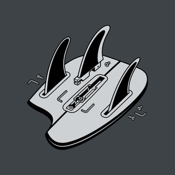 Unscrew And Screw Surfboard Fins For Custom Ride Clearly Illustrated