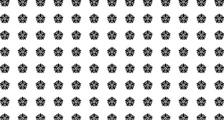 Fototapeta premium Simple Vintage Floral Vector Pattern. Flower Ornament Background floral graphic design element for web or print.