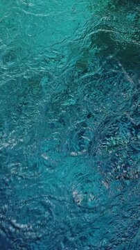 Turquoise Water Surface of Blue Eye Spring
