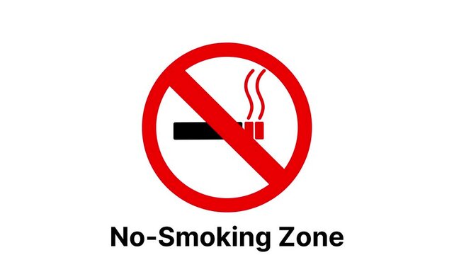 no smoking sign white background