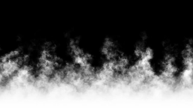 Rising Wall of Endless Smoke Steam Loop. creating a mystical and otherworldly atmosphere.
Black white grey fog motion texture with soft fade and gradient light.Thick white smoke wall rising slowly.