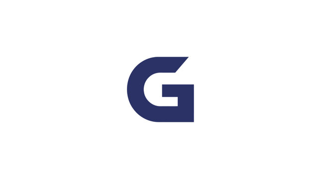 Bold blue letter G logo icon.