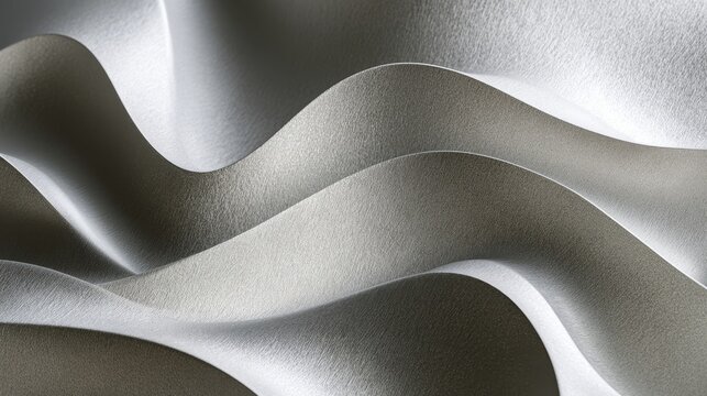 Abstract flowing light and shadow create gentle curves and textures