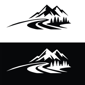 Vector illustration of pyramids