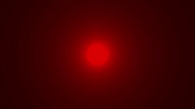 Red flashing warning light / siren - Emergency services. Police car, fire truck, ambulance flashing red-light glows. Emergency Lights Overlays on black screen.