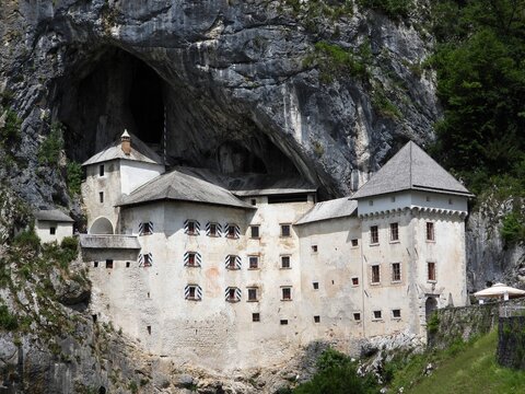 View of Predjama Castle, Postojna, Slovenia