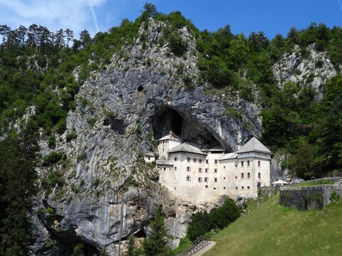 View of Predjama Castle, Postojna, Slovenia