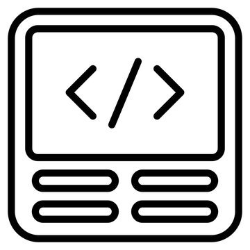 Program  Icon Element For Design