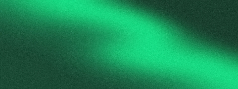 grainy Vibrant green gradient with light beam texture with shining diagonally across green background bright dark green effect