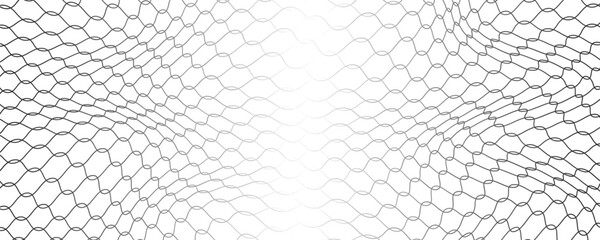 Mesh texture for fishing nets. Grunge pattern for sportswear or soccer goal, volleyball net, basketball hoop, hockey, athletics. Mesh background © justin