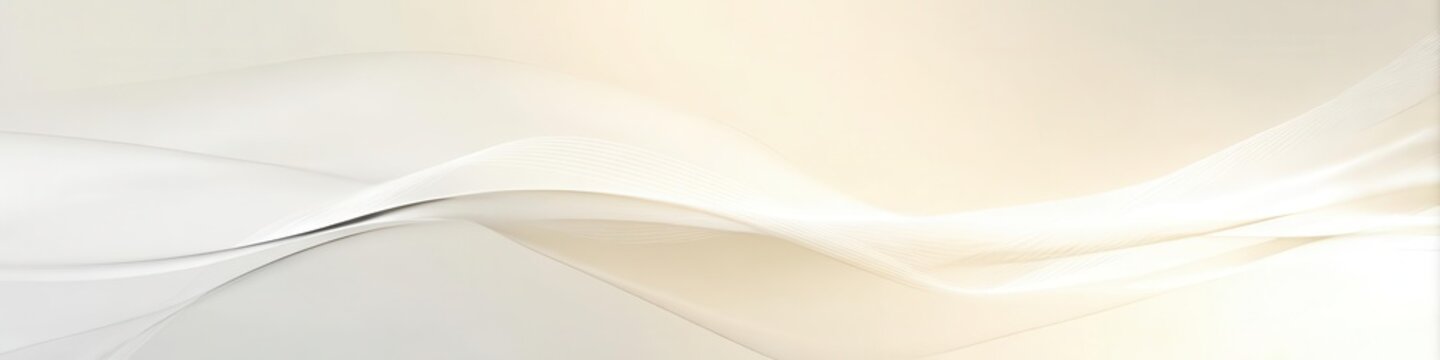 Abstract White Wave Lines on Elegant Background