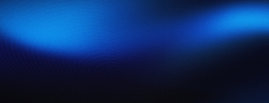 Abstract dark navy blue gradient background with circular ripple wave pattern