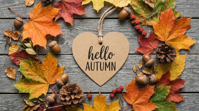 Hello Autumn Wreath