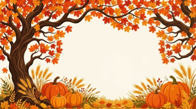 Autumn Harvest Border