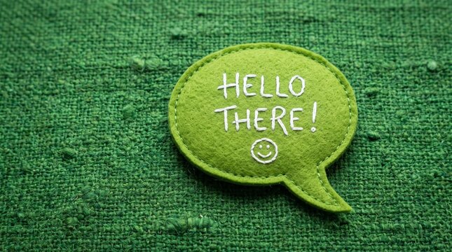 go green speech bubble