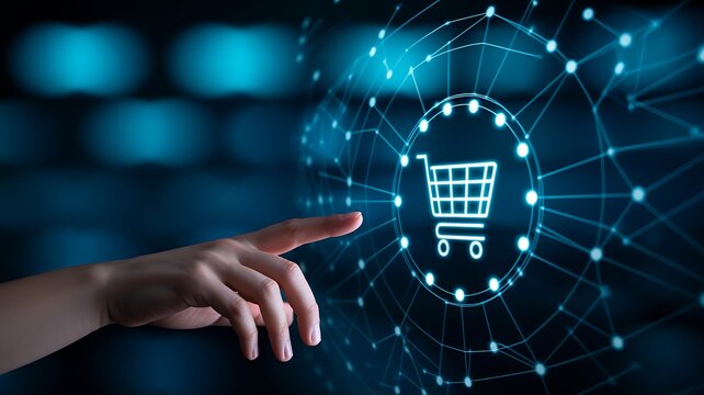 Future of real estate with AI robot assisting in property valuation and digital sales strategies.