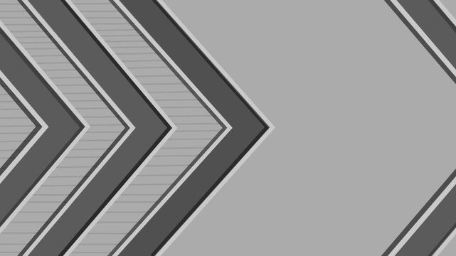 Abstract chevron background with right-pointing arrows and lined texture animation