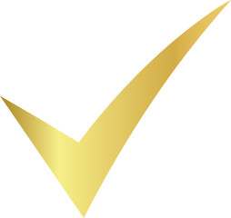 Golden Checkmark Icon Symbol © N2