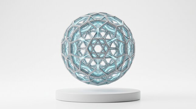Nanotechnology sphere of metallic nanoparticles