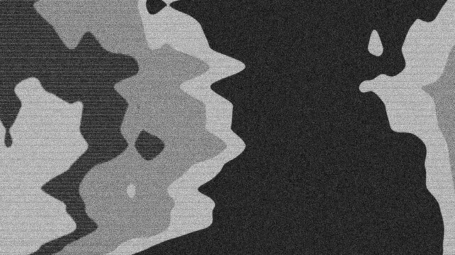 Abstract gray black white camouflage pattern shapes for modern design projects, backgrounds, textiles, packaging, apparel, and artistic creations.
