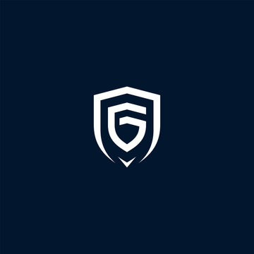 G Letter Shield logo design template element. Suitable for your design need, logo, illustration, animation, etc.