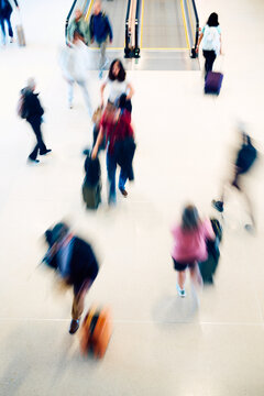 Airport crowd movement
