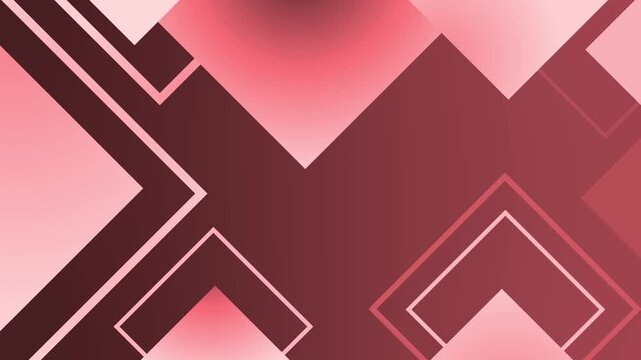 Abstract geometric background with overlapping gradient squares and diamonds animation
