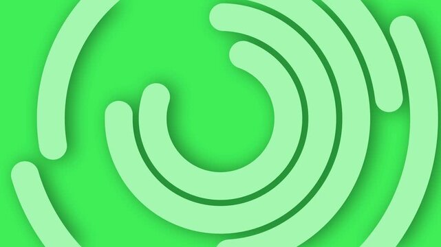 Concentric semicircles with soft shadows background animation