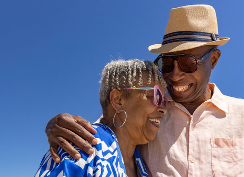 Senior Black Couple portrait 