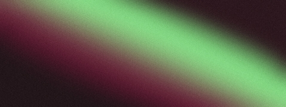 grainy Gradient background with green with diagonal green light light effect red atmosphere colorful abstract texture pattern design visual black style mood