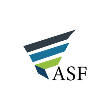 ASF letter logo design on white background. Creative  modern ASF letter logo design. Vector design.
Letters ASF, ASF logo  vector template. 