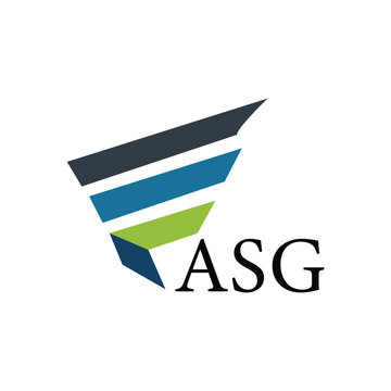 ASG letter logo design on white background. Creative  modern ASG letter logo design. Vector design.
Letters ASG, ASG logo  vector template.
