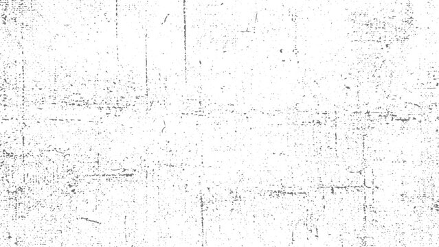 Distressed Grunge Background Vector featuring Black and White Overlay Texture with Rough Grainy Noise and Scratches.