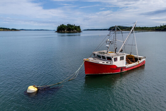 Fishermans Boat Lubec Maine