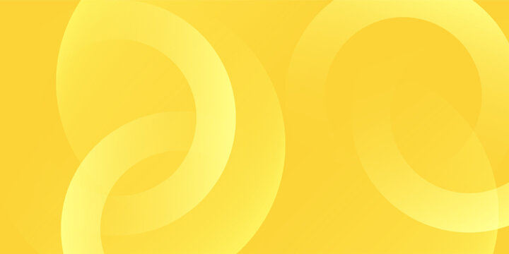 Modern art simple nice abstract yellow background with circular swirl patterns and soft gradients